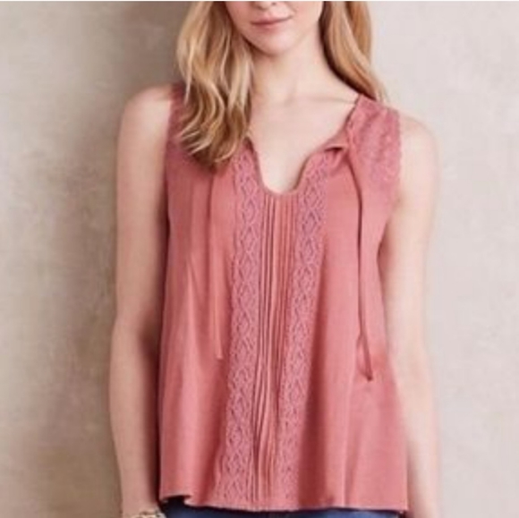 Anthropologie Dusty Rose Tank - Picture 1 of 5